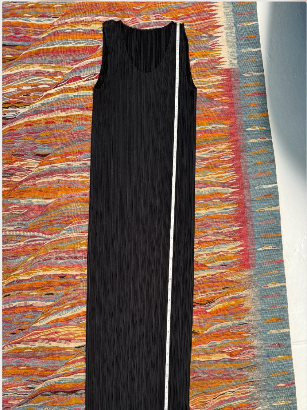 PLEATS PLEASE Issey MIYAKE Vintage Midi Dress Black Sz 1